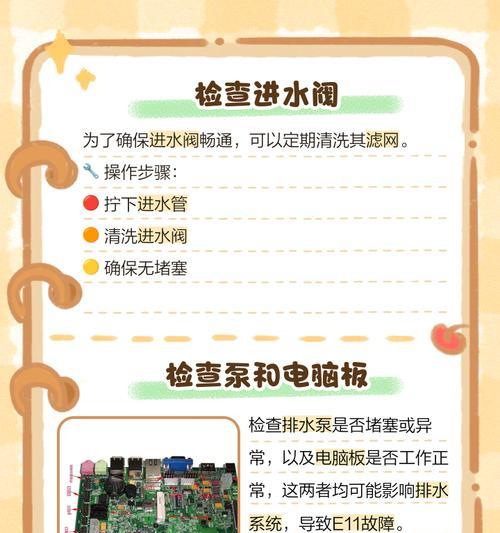 解决洗衣机11故障的实用指南（快速排除洗衣机11故障的方法和技巧）
